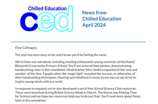 Chilled Education Newsletter - April 2024