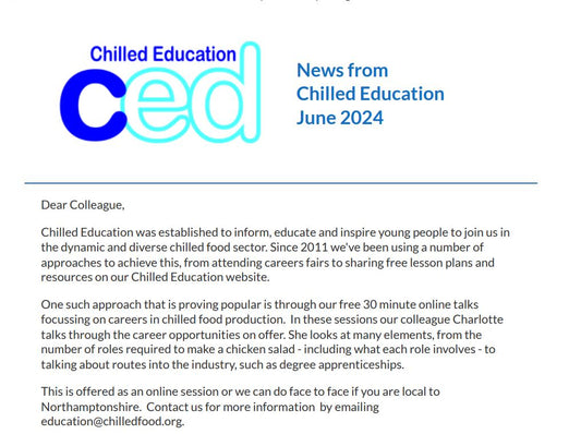 Chilled Education Newsletter - June 2024