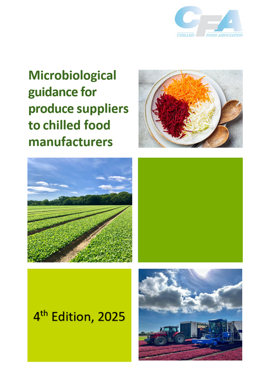 Microbiological Guidance for Produce Suppliers to Chilled Food Manufacturers (MGG4) (4th Edition) 2025