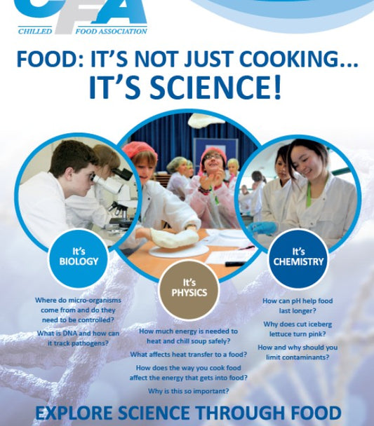 Food: It's Not Just Cooking....It's Science! Free Eye-Catching Poster