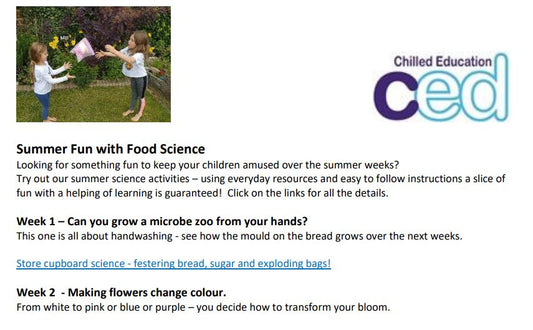 Summer Fun - Store Cupboard Science Free Digital Download