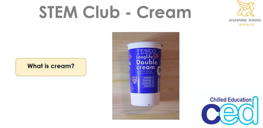 STEM Club Resources - STEM Club Activity: Cream (Presentation 3) - Free Digital Download