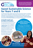 Sweet Sustainable Science Leaflet- Years 7 & 8 - Free Digital Download
